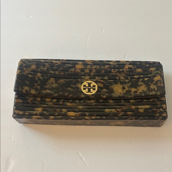 Tory Burch Tortoiseshell Acrylic Box Clutch – Evening Bag - Picture 1 of 5